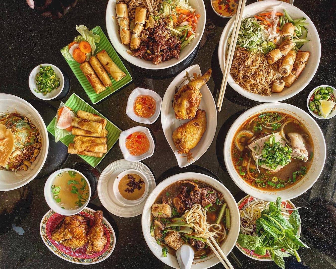 Food at Trà Vinh Vietnamese Restaurant